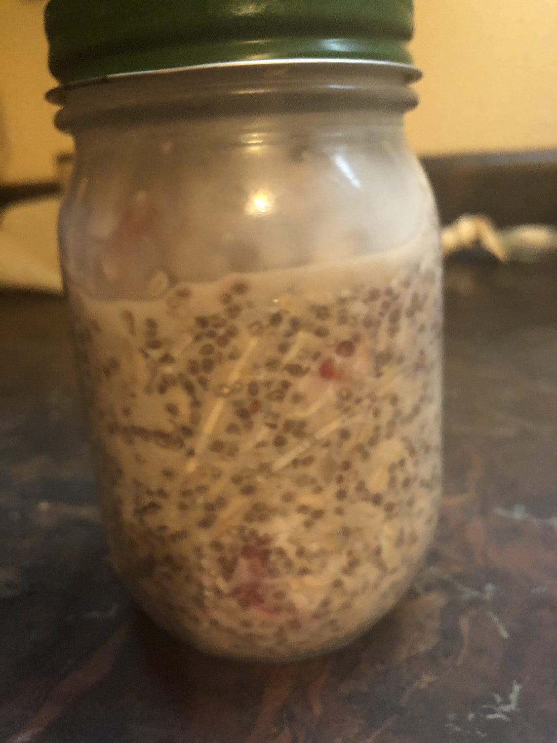 Strawberry Chia Refrigerator Oats