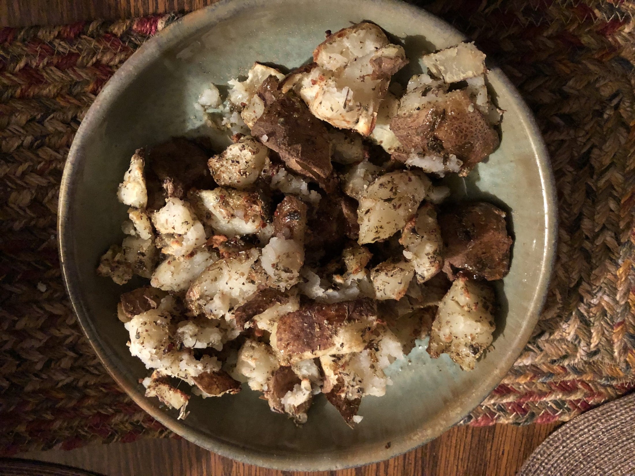 Air Fried Italian Herb Roasted Potatoes California Balsamic