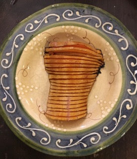 Chocolate Orange Glazed Hasselback Butternut Squash