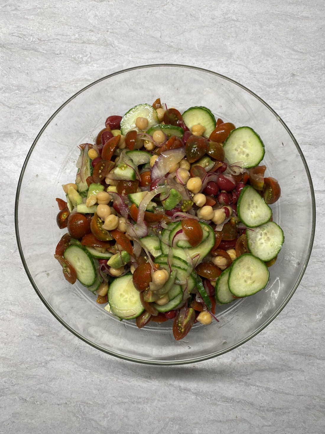 Diane's Cucumber and Onion salad