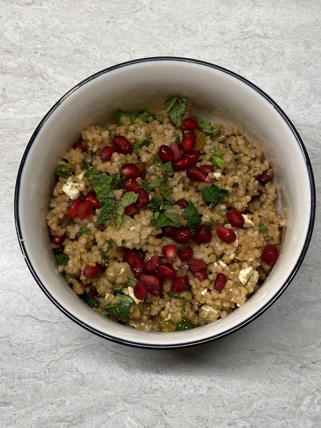 Pomegranate Bulgur Salad