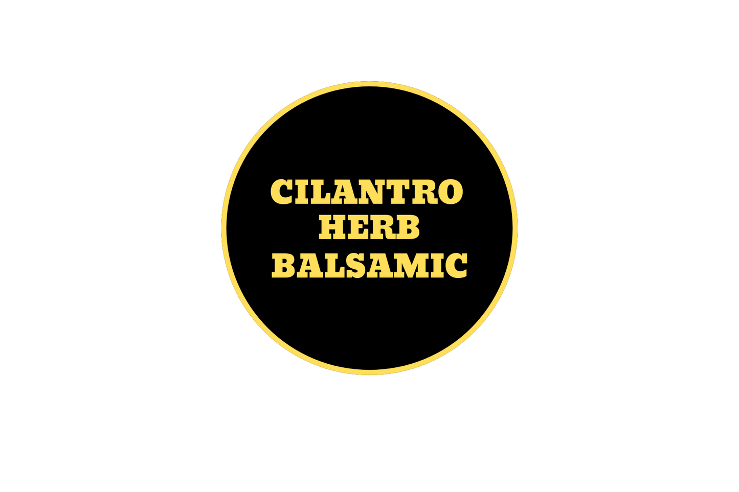 Cilantro Herb Balsamic Sample