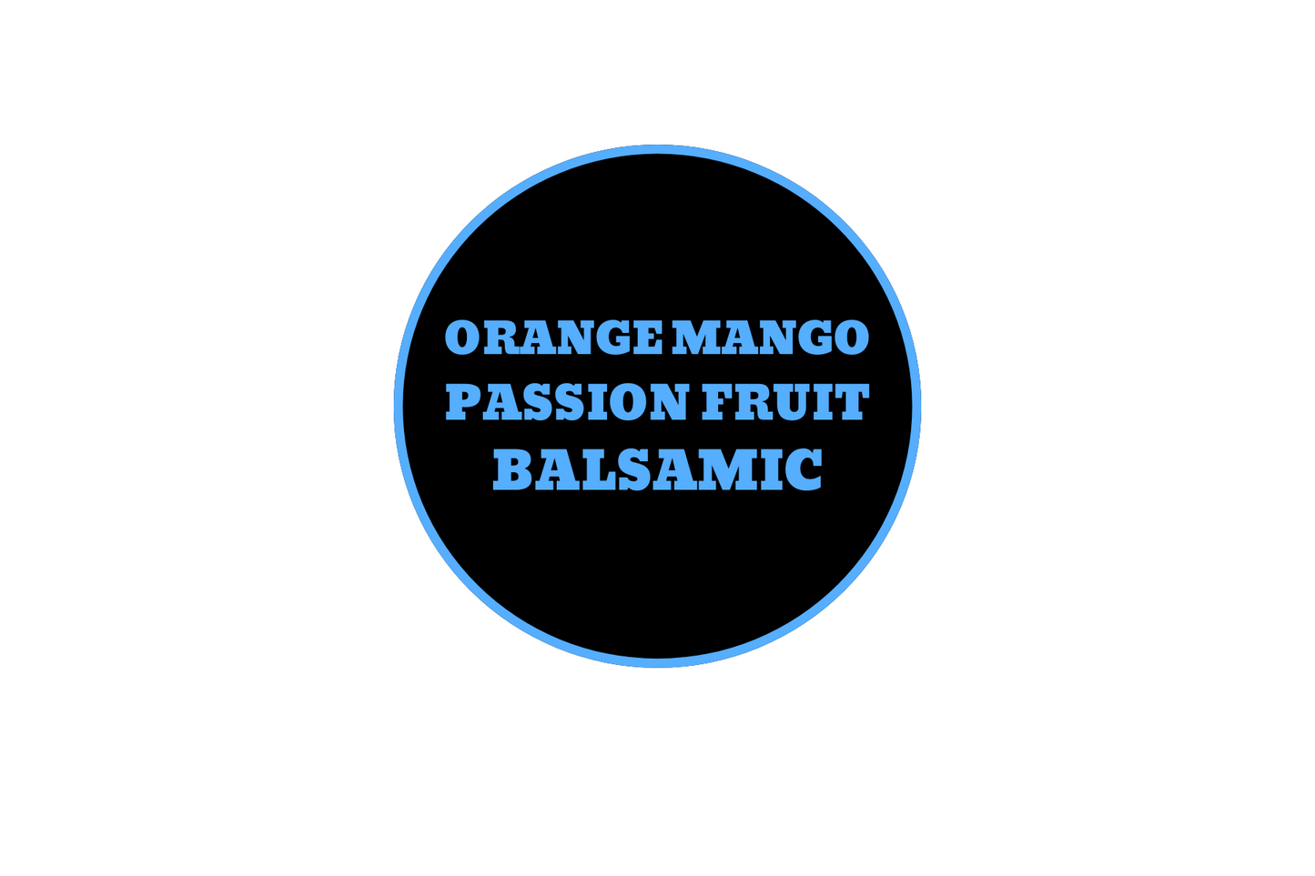 Orange Mango Passion Fruit Balsamic Sample