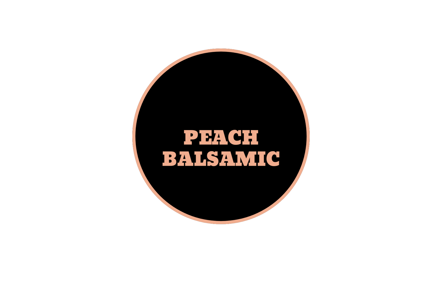 Peach Balsamic Sample