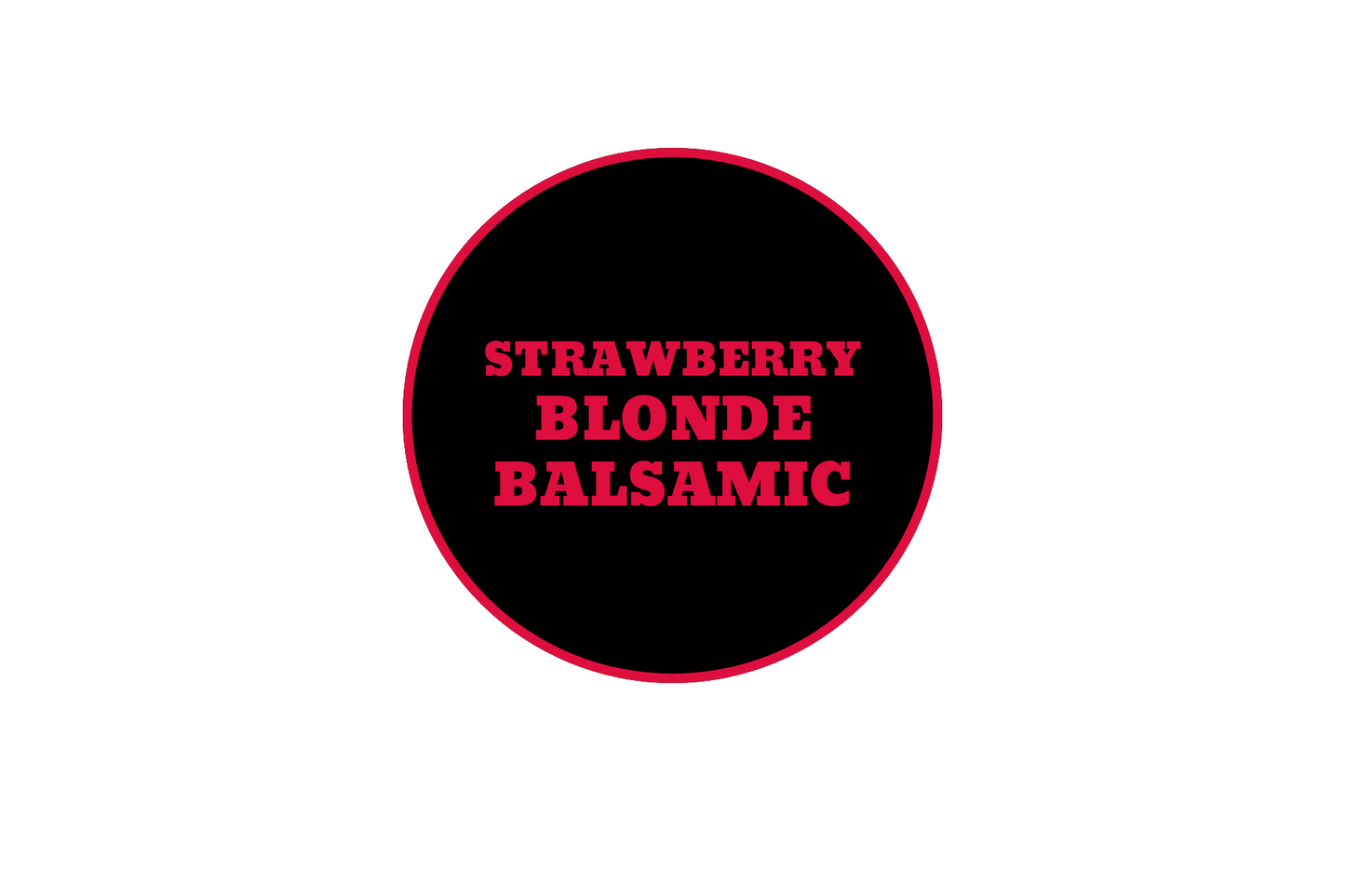 Strawberry Blonde Balsamic Sample