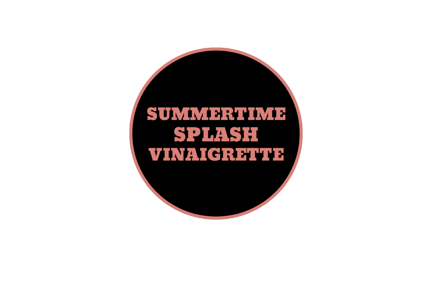 Summertime Splash Vinaigrette Sample