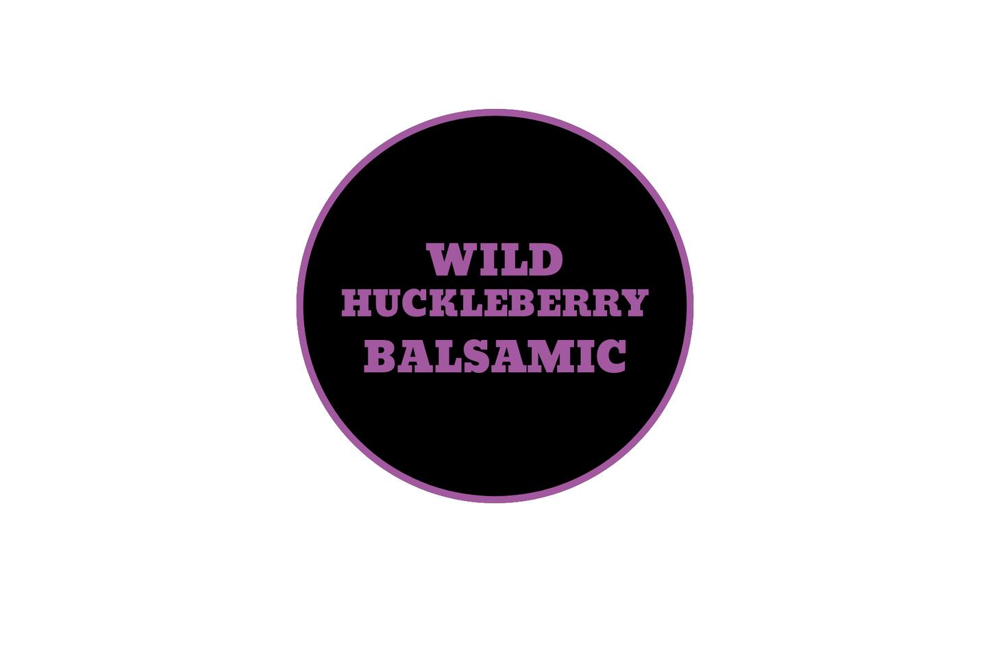 Wild Huckleberry Balsamic Sample