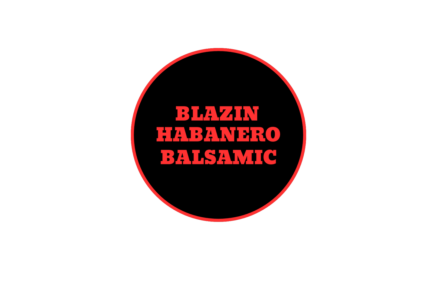 Blazin Habanero Balsamic Sample