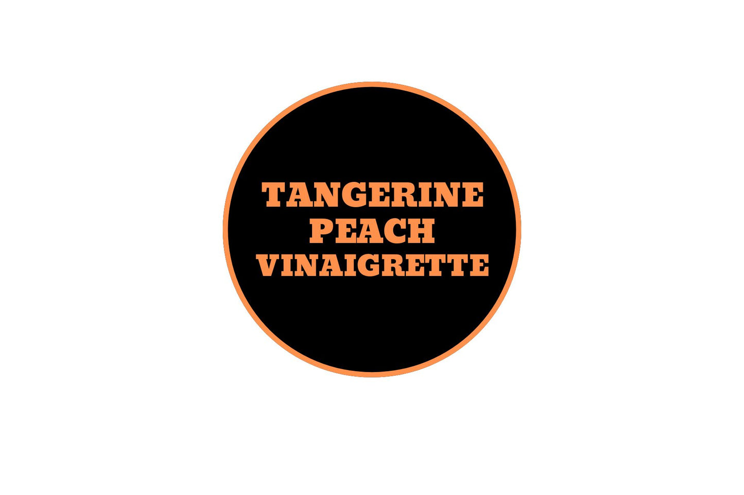 Tangerine Peach Vinaigrette Sample