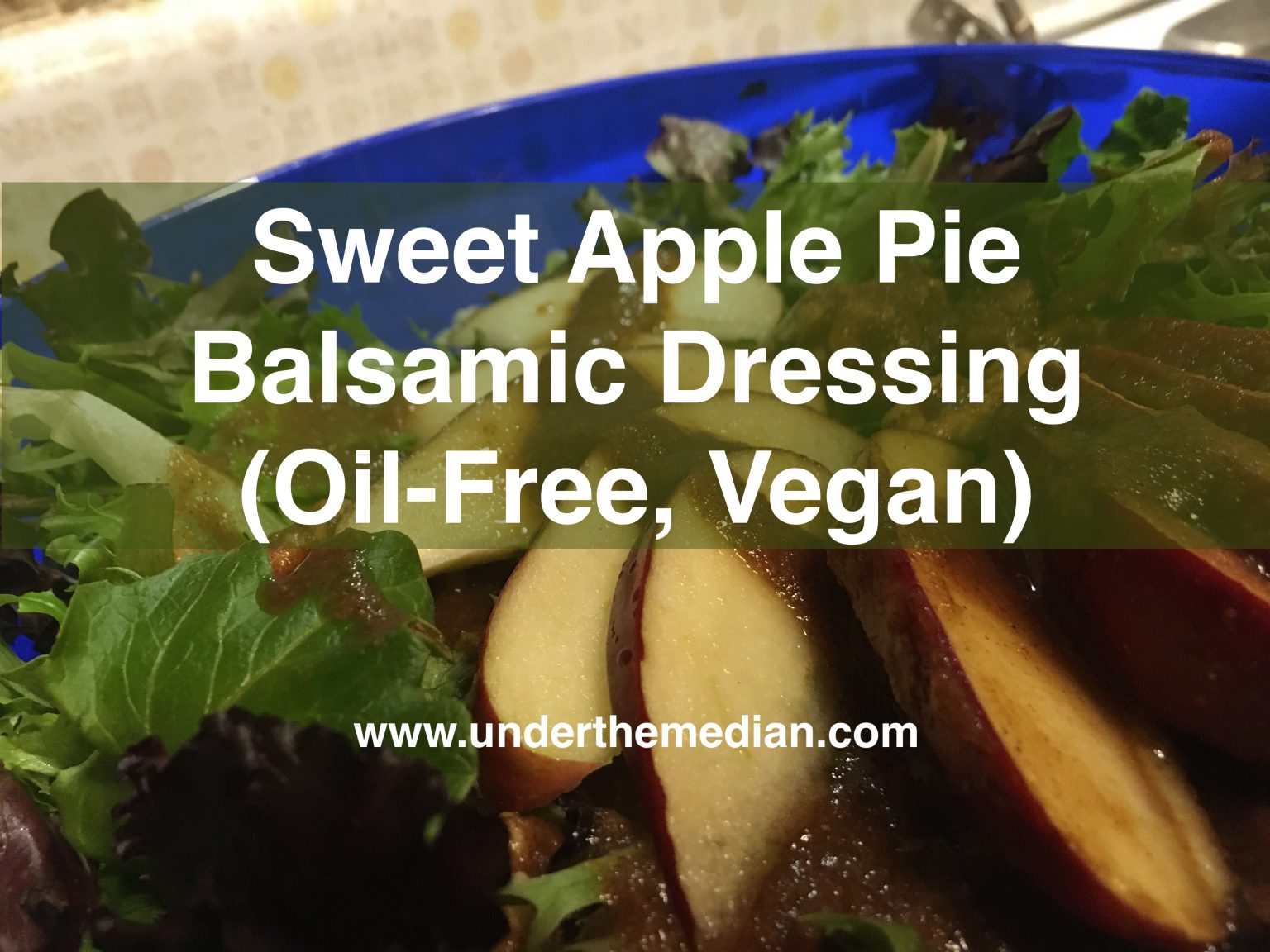 Sweet Apple Pie Oil-Free Dressing or Dip